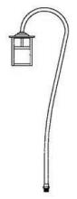 Arroyo Craftsman LV36-M5ECR-BZ - low voltage 5" mission fixture without overlay (empty)