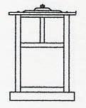 Arroyo Craftsman MC-10EAM-P - 10" mission column mount without overlay (empty)
