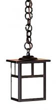 Arroyo Craftsman MH-5TWO-BK - 5" mission pendant with T-bar overlay