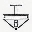 Arroyo Craftsman PIH-11ECR-VP - 11" pasadena inverted ceiling mount without filigree (empty)