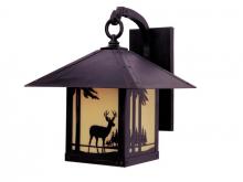 Arroyo Craftsman TRB-12DRCR-RC - 12" timber ridge wall bracket with deer filigree