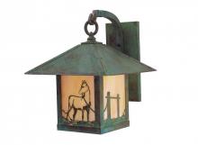 Arroyo Craftsman TRB-12HSRM-BZ - 12" Timber Ridge Wall Bracket With Horse Filigree