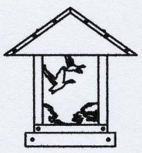 Arroyo Craftsman TRC-12GSTN-AC - 12" Timber Ridge Column Mount With Goose Filigree