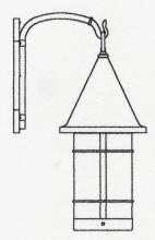 Arroyo Craftsman VB-11CR-P - 11" valencia wall mount