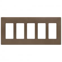 Lutron Electronics SC-5-EP - SATIN WALLPLATE 5G EP
