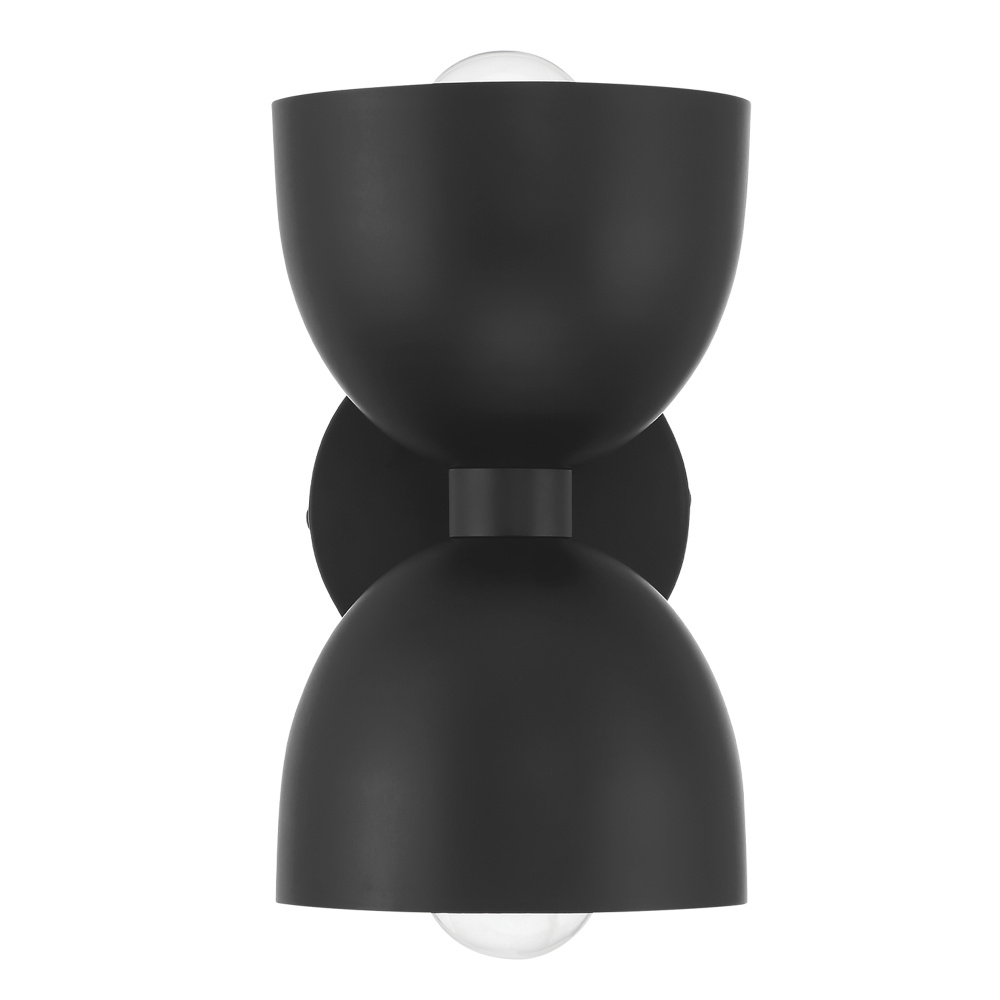 Hunter Erling Matte Black 1 Light Small Sconce Wall Light Fixture
