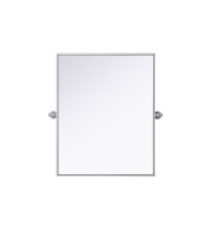 Elegant MR6H2430SIL - Metal Frame Mirror 24"W x 30"H Silver