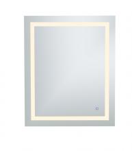 Elegant MRE13036 - Helios 30in x 36in Hardwired LED mirror with touch sensor and color changing temperature