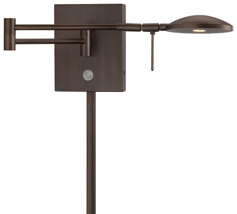GEORGE'S READING ROOM - 1 LIGHT LED SWING ARM WALL LAMP
